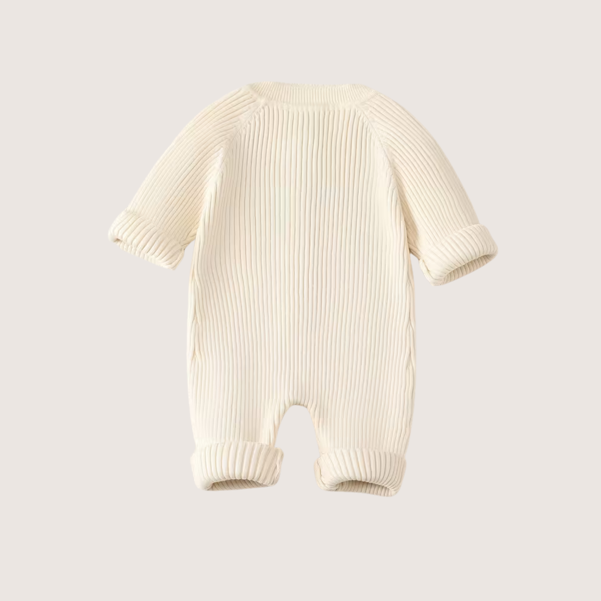 Baby Knit Romper – Soft Long-Sleeve Button Onesie, Winter Outfit for Newborns & Infants - Emilie Bramly