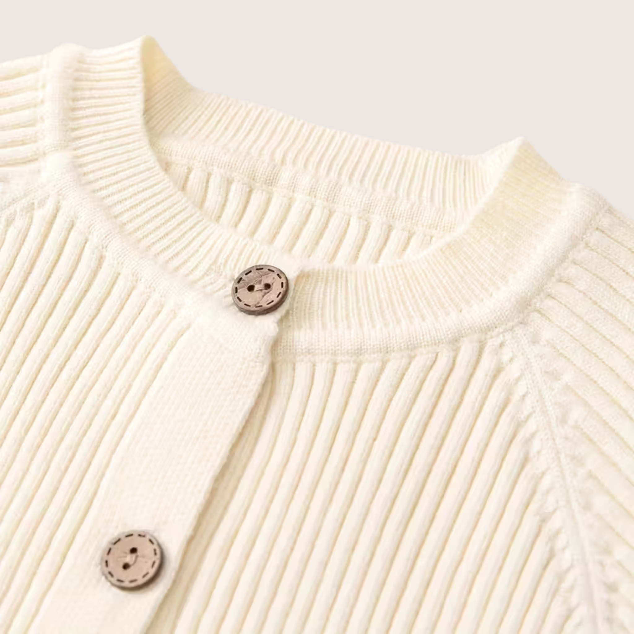 Baby Knit Romper – Soft Long-Sleeve Button Onesie, Winter Outfit for Newborns & Infants - Emilie Bramly