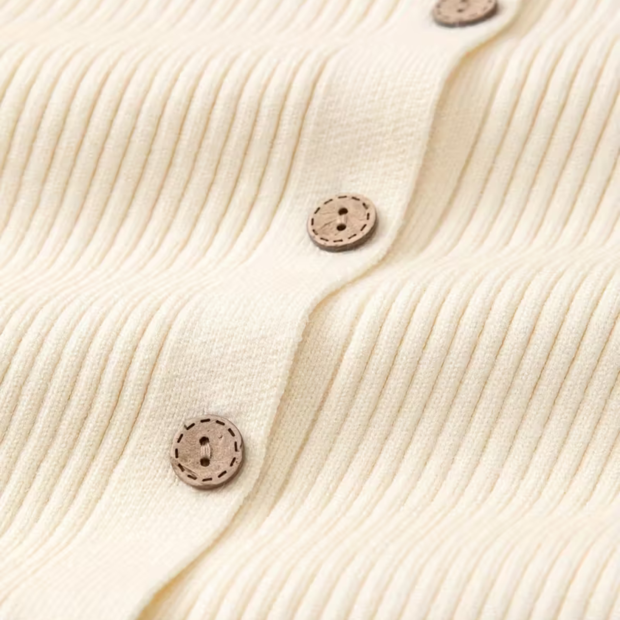 Baby Knit Romper – Soft Long-Sleeve Button Onesie, Winter Outfit for Newborns & Infants - Emilie Bramly