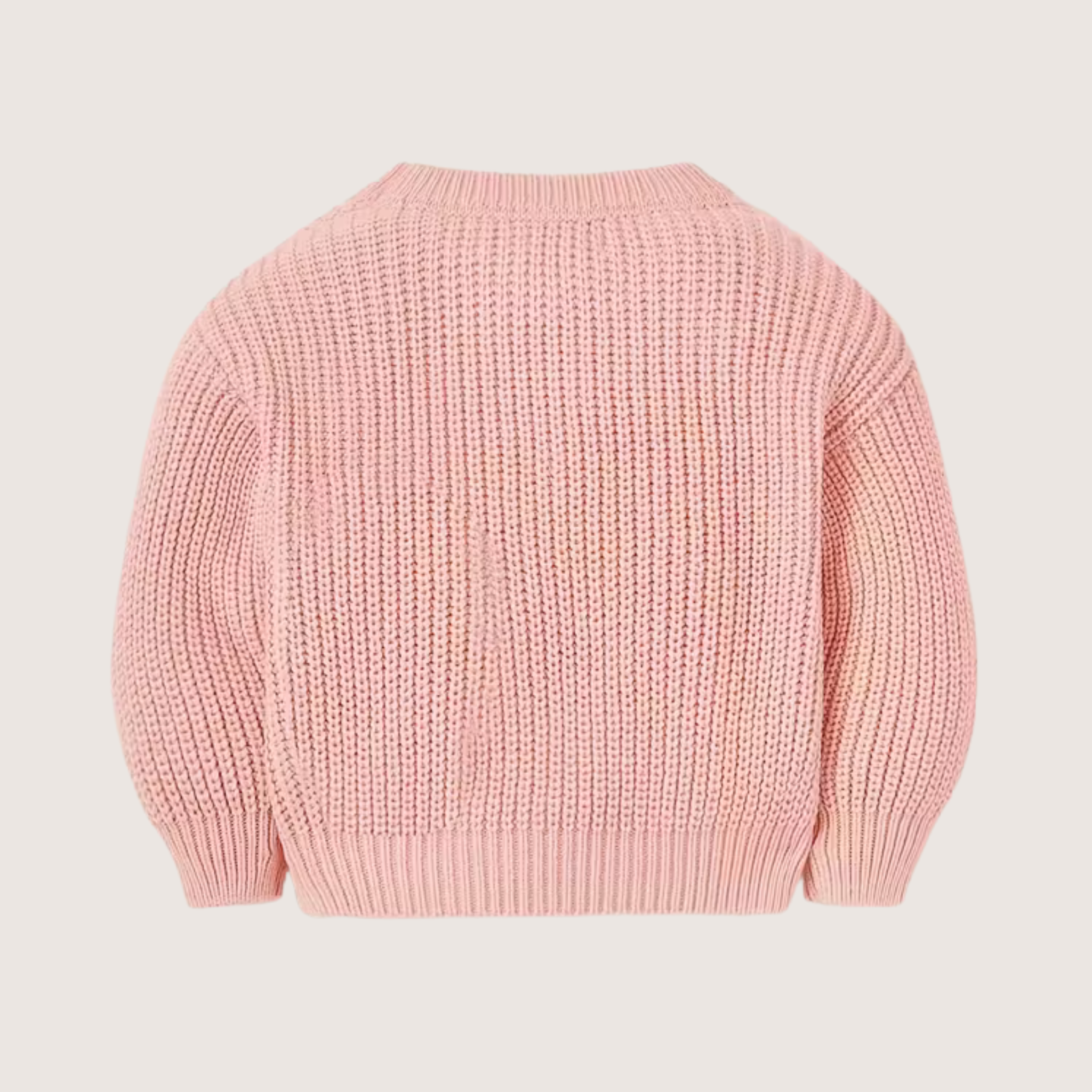 Baby Girl Ribbed Knit Sweater – Soft, Warm & Timeless Everyday Essential - Emilie Bramly