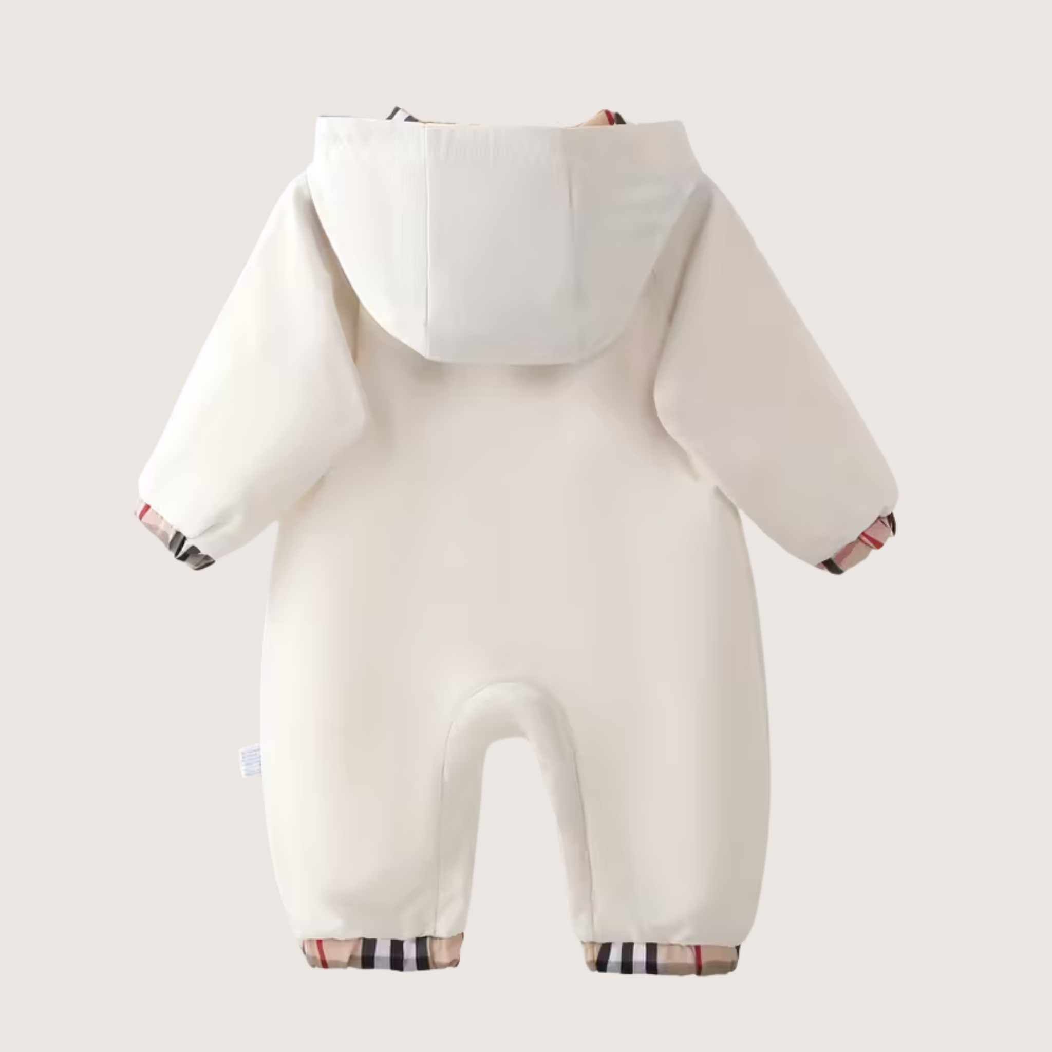 Baby Casual Hooded Romper – Windproof Two-Layer Design, Long Sleeve, Spring/Fall Outdoor Outfit - Emilie Bramly