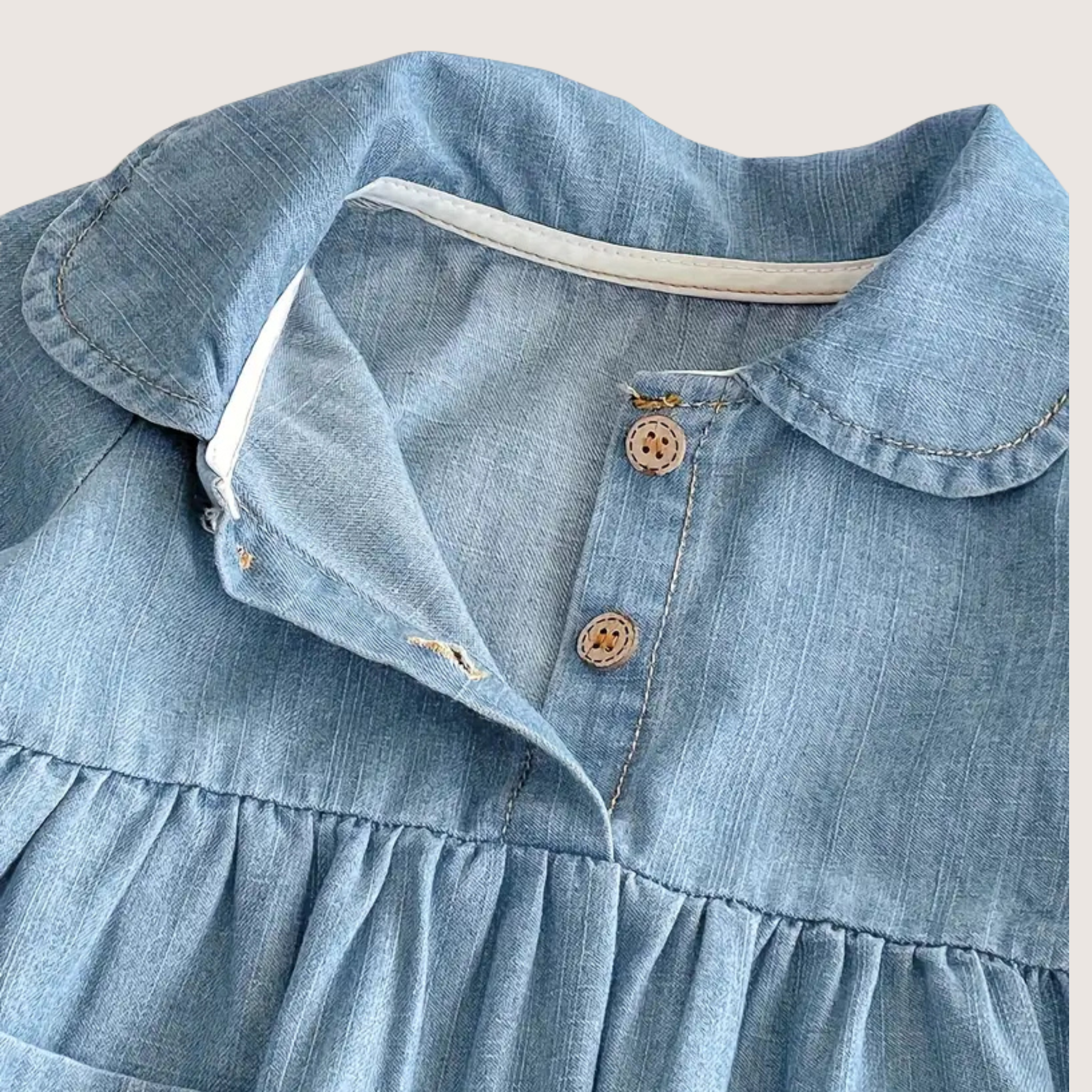 Denim-Inspired Baby Romper – Stylish, Practical, and Perfect for Spring