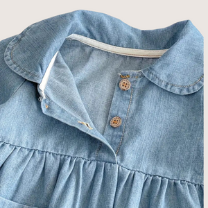 Denim-Inspired Baby Romper – Stylish, Practical, and Perfect for Spring