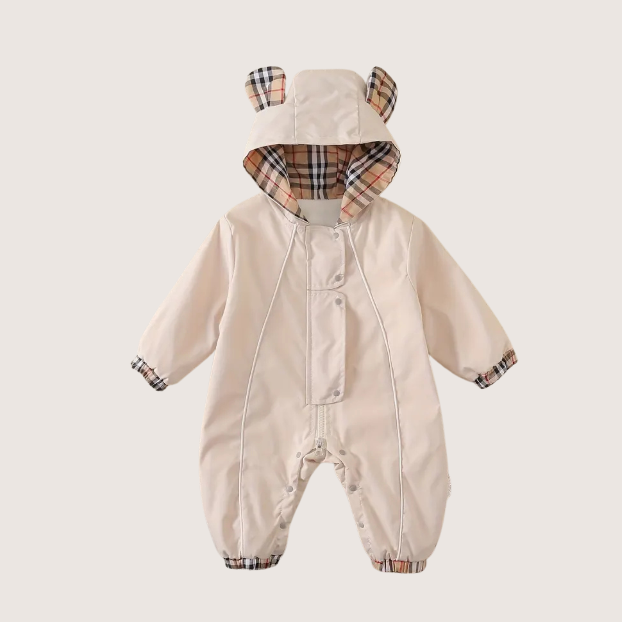 Trench-Coat Snowsuit for Babies – Classic Style Meets Winter Warmth