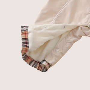 Trench-Coat Snowsuit for Babies – Classic Style Meets Winter Warmth