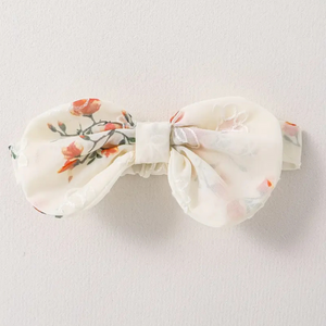 Baby Girl Embroidered Cheongsam Bodysuit with Headband – Floral Chinese Style Romper