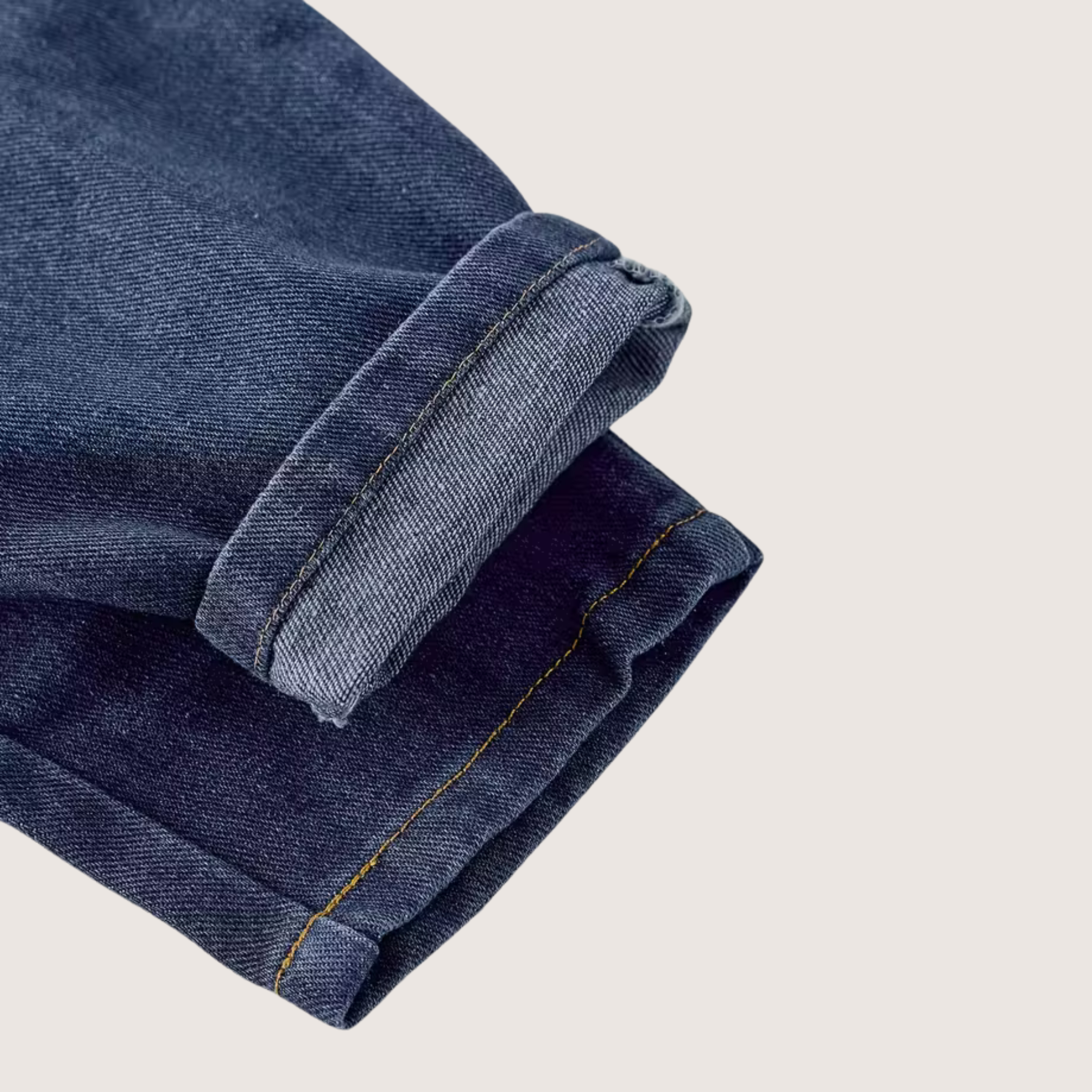Autumn-Winter Unisex Denim Bodysuit – Long Sleeve, Solid Color, Turn-Down Collar
