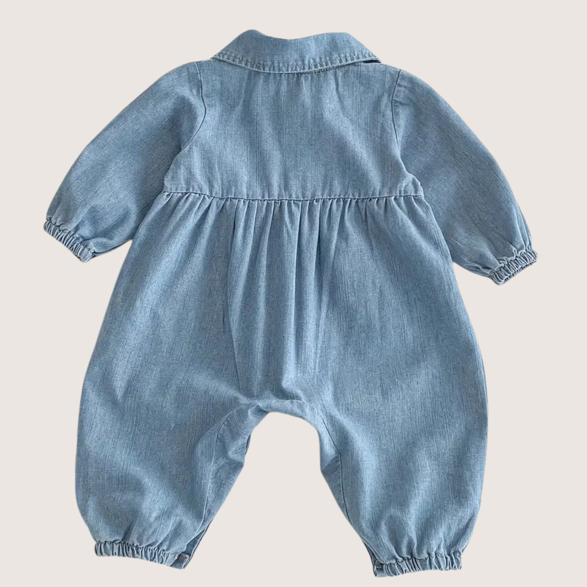 Denim-Inspired Baby Romper – Stylish, Practical, and Perfect for Spring