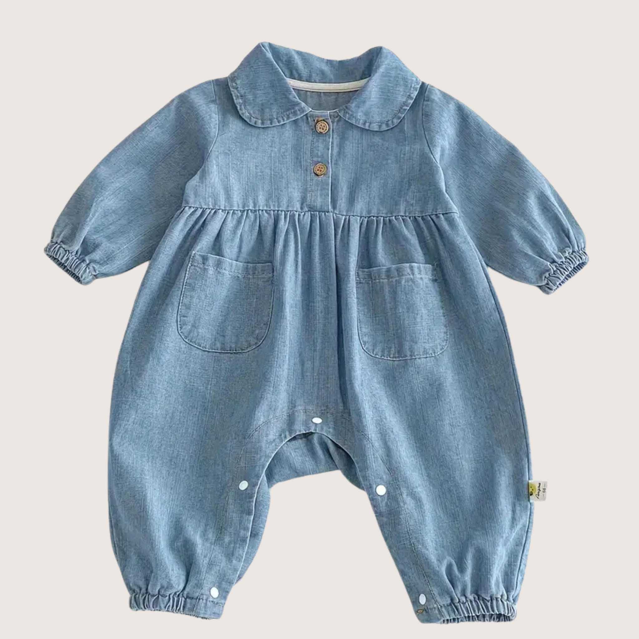 Denim-Inspired Baby Romper – Stylish, Practical, and Perfect for Spring