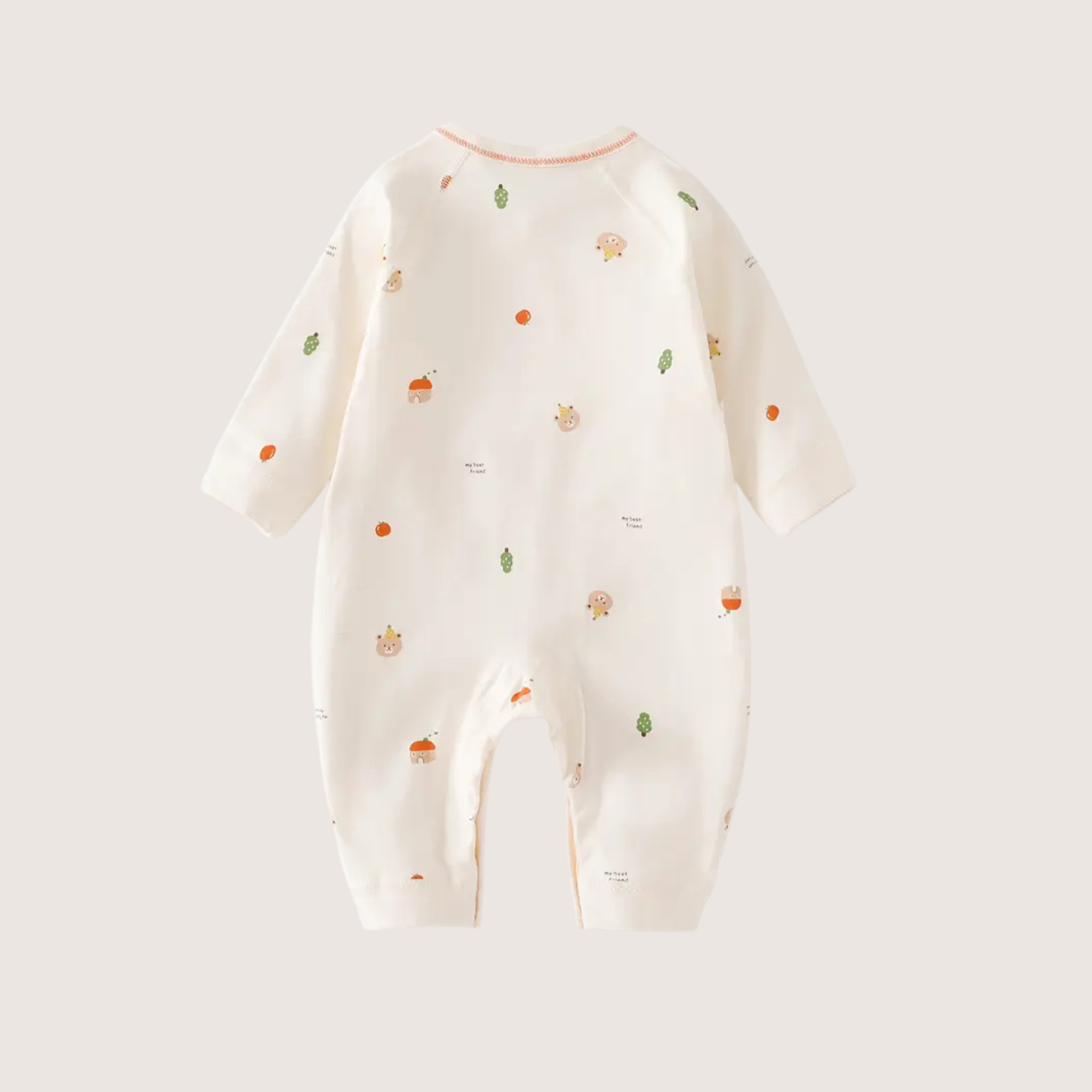 Soft & Cozy Baby Onesie – Long Sleeve Cotton Romper for Newborns