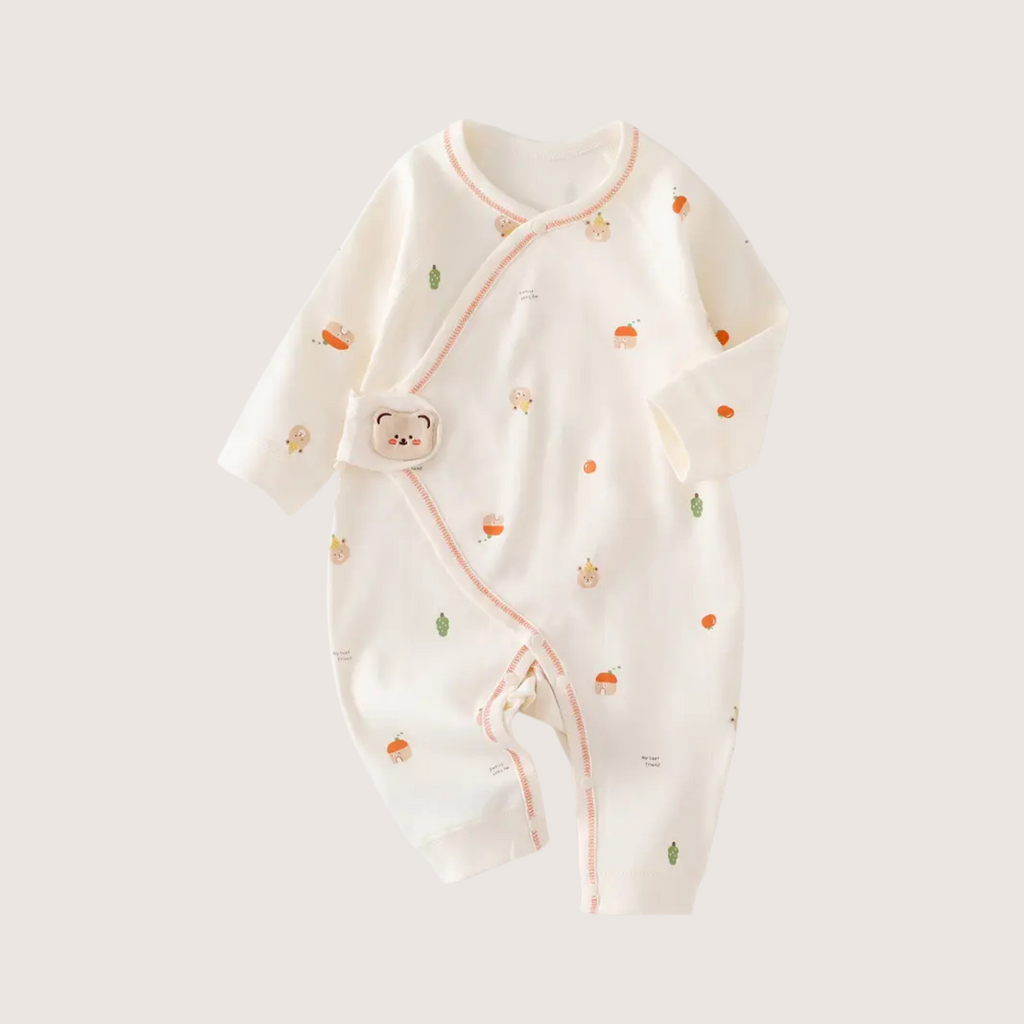 Soft & Cozy Baby Onesie – Long Sleeve Cotton Romper for Newborns