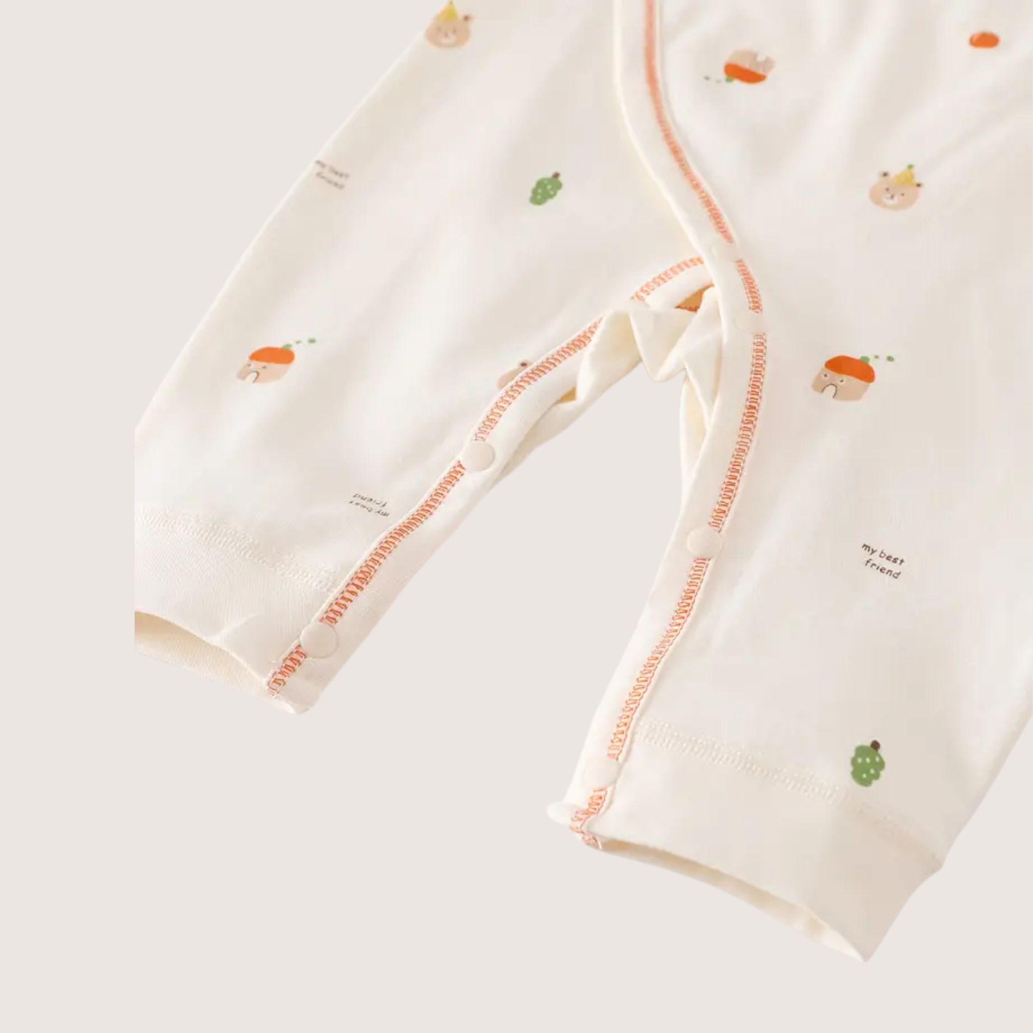 Soft & Cozy Baby Onesie – Long Sleeve Cotton Romper for Newborns