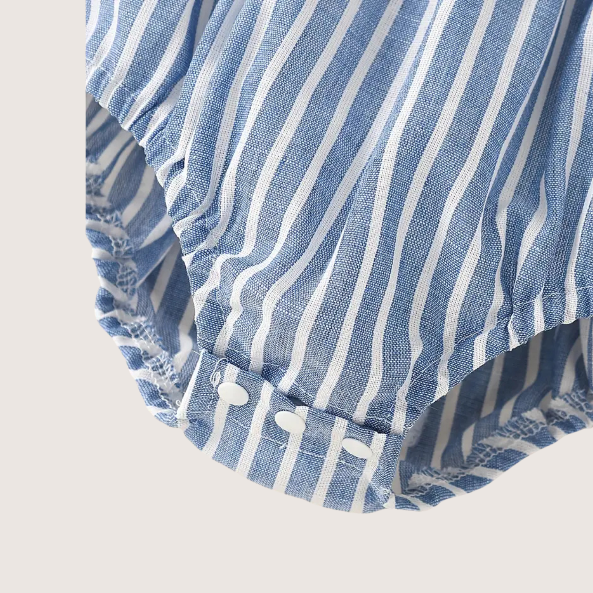 Baby Girl Striped Romper with Bow & Matching Headband – Summer Outfit for Infants & Toddlers
